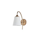 GobekUsa Gold Glass Wall Lamp Bedroom Sconce for Hotel Living Room Aisle Staircase