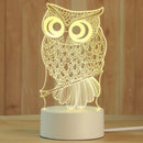 GobekUsa 3D Acrylic Night Lamp | Boys Girls Gift Decor Bedroom Table Light