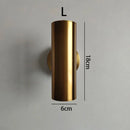 GobekUsa Gold Iron Art LED Wall Lamp for Modern Living Room and Bedroom