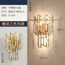 GobekUsa Crystal Modern Wall Sconce Lamp for Bedroom & Living Room