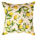 GobekUsa Lemon Print Chenille Cushion Cover 45x45cm - Waterproof Nordic DecorCase