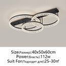GobekUsa LED Ring Chandelier with Remote Control - Modern Ceiling Lamp for Home Décor