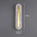 GobekUsa Gold Marble Living Room LED Wall Lamp