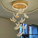GobekUsa LED Chandelier: Modern Butterfly Design, Acrylic, Exhibition Hall, Staircase, Bedroom Night Lamp Lighting Fixtures