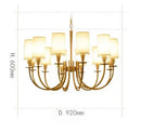 GobekUsa Copper Chandelier Lights for Living Room, Kitchen, and Bedroom