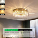 GobekUsa Crystal Glass Round LED Ceiling Light - Luxury Indoor Lighting Solution
