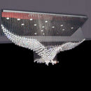 GobekUsa Eagles Crystal Chandelier LED Lights Modern Luxury Design Living Room Lighting