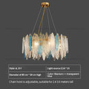 GobekUsa Crystal Chandelier: Elegant European Style for Living, Bedroom, Dining Room