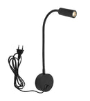 GobekUsa Bronze Gooseneck LED Wall Lamp Bedroom Bedside Sconce Spot Lighting