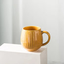 GobekUsa Gradient Glaze Ceramic Coffee Mug, 480ml Retro Japanese Style Cup