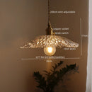 GobekUsa Green Glass LED Pendant Light - Nordic Modern Copper Luminaire Suspendu
