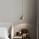 Minimalist Black Conical Aluminum Pendant Light