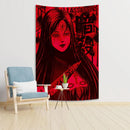 GobekUsa Japanese Horror Manga Hanging Tapestry for Creepy Aesthetic Witchcraft Decor