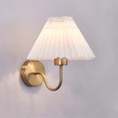 GobekUsa Cloth Lampshade LED Wall Lamp for Bedroom & Living Room Decor
