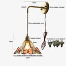 GobekUsa Copper Adjustable LED Wall Light with Pull Chain Switch
