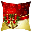 GobekUsa Christmas Santa Claus Snowflake Pillow Cover 18x18inch