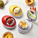 GobekUsa Egg Cutter Slicer Easy Slice Kitchen Tool Fruit Slices Purple Clean