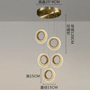 GobekUsa Crystal LED Chandelier: Modern Gold Kitchen Lighting, Simple Elegant Design.