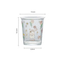 GobekUsa Cute Four-color Bear Rabbit Glass Tea Coffee Cup