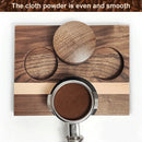 GobekUsa Espresso Distribution Tool & Tamper - Adjustable Depth, Wooden, 51/53/58mm Sizes