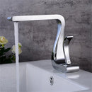 GobekUsa Gold Basin Faucet: Modern Brass Bathroom Mixer Tap for Hot/Cold Water