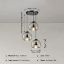 GobekUsa Glass Ball LED Pendant Lights for Home, Office, and Restaurant Decor