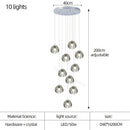 GobekUsa Crystal LED Chandelier for Luxe Living Spaces