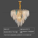 GobekUsa Glass Chandelier Light for Living Room, Bedroom, Dining: Luxury Art Designer Lighting