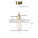GobekUsa Clear Glass LED Copper Pendant Lighting for Minimalist Decor