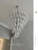 GobekUsa French Style Glass Chandelier for Living Room Decoration