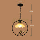GobekUsa Birdcage LED Chandelier: Modern Resin Pendant Lights for Bedroom, Living Room, and Restaurant