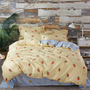 GobekUsa Cartoon Printed Bedding Set: Bed Sheet, Duvet Cover, Pillowcases