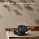 GobekUsa Ceramic Kissing Couple Tea Cup Set with Saucer and Spoon