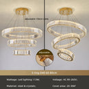 GobekUsa Crystal Chandelier: LED Dimmable Pendant Light for Stairs, LED Luminaria Fixture