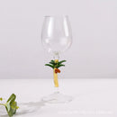 GobekUsa Christmas Glass Goblet Set: Festive Cocktail Drinkware for Decoration and Gifting
