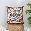 GobekUsa Boho Farmhouse Floral Square Pillow Cover Set of 2
