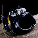 GobekUsa Bulldog Sunglasses Ceramic Ashtray - Smoking Accessories, Weed Ash Tray, Home Decor Gift