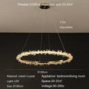 GobekUsa Crystal Pendant Chandelier Modern Luxury Interior Decoration Lighting