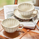 GobekUsa Ceramic Afternoon Tea Cup Set for Breakfast Lemon Tea Milk Coffeeware