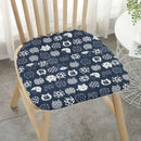 GobekUsa Cotton Hemp Dining Chair Cushion - Nordic Print, Non-Slip, Comfortable Office & Living Decor