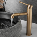 GobekUsa Bronze Basin Faucet: Hot & Cold Brass Sink Faucet, Rotating Mixer Tap