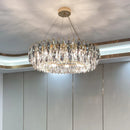 GobekUsa Crystal Atmosphere Chandelier: Modern Luxury for Living Room, Dining Room, Bedroom