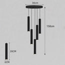 GobekUsa Crystal Chandelier Stair Pendant Lamp Living Room Lighting