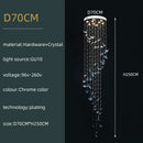 GobekUsa Crystals Pendant Light Indoor Chandelier - Minimalist Hanging Lamp for Modern Spaces