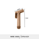 GobekUsa Brass Bidet Spray Kit with Portable Valve for Bathroom Anus Shower