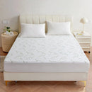 GobekUsa Bamboo Jacquard Waterproof Fitted Mattress Cover for Queen King Bed