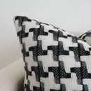 GobekUsa Houndstooth Crochet Cushion Cover Nordic Minimalist Throw Pillow