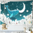 GobekUsa Dream Whale Tapestry Wall Hanging for Kids Room and Home Decor