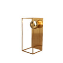 GobekUsa Geometric Gold Frame Sculpture Decorative Figurines Metal Home Decor
