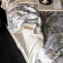 GobekUsa Eucalyptus Fiber Flowers Summer Quilt Set: Silky, Cool Comfort for Bedtime Bliss